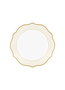 Hermia DNR0021 Juego de Platos de Postre Porcelana Crema 6 Piezas